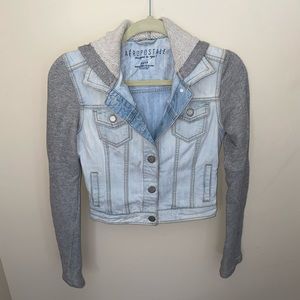 Aeropastle XS/TP cotton hoody jean jacket